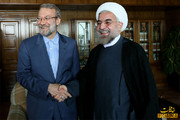دیدار رئیس مجلس با حسن روحانی
