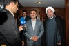 دیدار احمدی نژاد با رئیس ججمهور منتخب