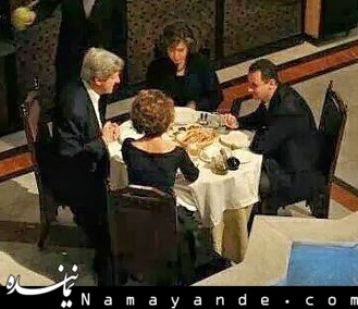 از میز شام اسد تا خندههای ظریف؛ «جان کری» تغییری نکرده است اسد کری4