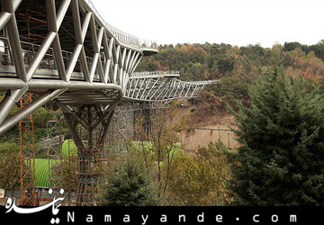ساخت پل طبیعت در تهران