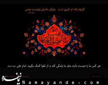 خطبه حضرت فاطمه زهرا(س) پوستر/فرزند زهرا سلام الله علیها