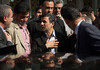 (تصاویر) احمدی‌نژاد در ختم مرحوم‌علی‌اکبری 