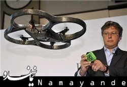 پهپادی که در رستوان گارسون شد!+تصاویر پهپاد