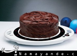 گرانترین کیک جهان +عکس  کیک های خود را به وسیله ی این بقاب جادویی برش بزنید+عکس