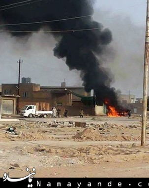 حمله انتحاری و راکتی داعش به سامراء+تصاویر اولیه سامرا