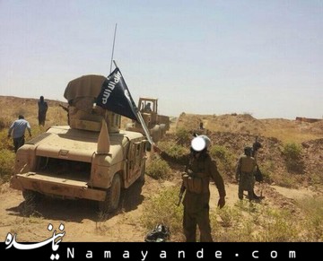  عکس: ماشین نظامی آمریکایی در دستان داعش در موصل