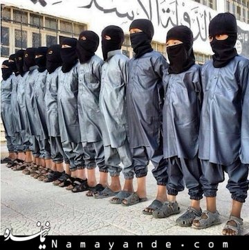 عکس/ صف کودکان انتحاری داعش وهابی