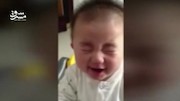 واکنش بچه پس از خوردن لیموترش 