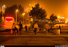 هوای غبار آلود دیشب تهران 