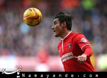 قوچان نژاد بهترین گلزن چارلتون/عکس قوچان نژاد