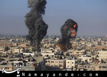 حمله جنگنده های رژیم صهیونیسستی به غزه رمضان خونین غزه