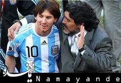 مارادونا:اعتبار به پیراهن آرژانتین بازگشته / برای مسی فرش قرمز پهن میکنم جام جهانی