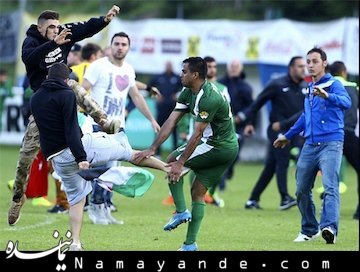 حرکت زشت ۲ فوتبالیست مشهور!+عکس درگیری