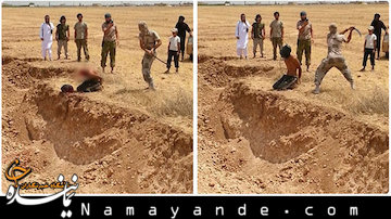 اعدام ۲ زن سوری توسط تروریست ها+ عکس  جنایت داعشی ها