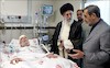 حضرت آیتالله خامنهای رهبر معظم انقلاب عصر امروز یکشنبه با حضور در یکی از بیمارستانهای تهران از آیتالله مهدوی کنی عیادت کردند.
