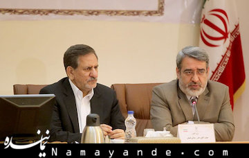 توصیه جهانگیری به استانداران؛ افراط را حاشیه نشین کنیم جهانگیری و رحمانی فضلی