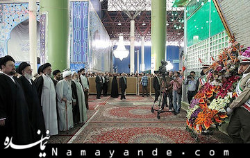 اعضای مجلس خبرگان رهبری با آرمانهای امام (ره) تجدید میثاق کردند اعضای خبرگان رهبری