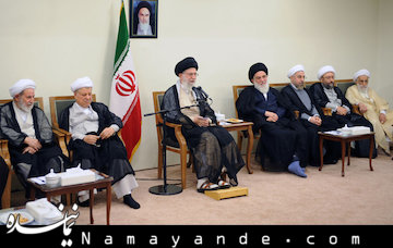 اعضای مجلس خبرگان با رهبر معظم انقلاب دیدار کردند رهبری و خبرگان