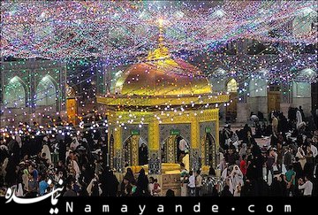 چراغانی حرم رضوی