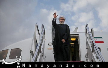 رئیسجمهور وارد زنجان شد  روحانی