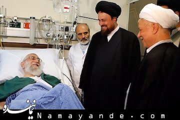 هاشمی رفسنجانی در بیمارستان به رهبر معظم انقلاب چه گفت؟  عیادت مسئولین نظام از مقام معظم رهبری