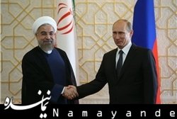 دیدار روحانی با پوتین در حاشیه چهاردهمین نشست سران شانگهای روحانی.پوتین/1