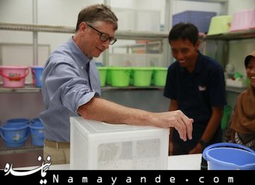 دفتر کار ثروتمندترین مرد دنیا+عکس بیل گیتس