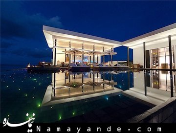 هتل بی نظیر کریستالی/تصاویر استخرهایی زیبای در برخی هتلها و اماکن عمومی با مهارت و دقتی بینظیر ساخته شده است.