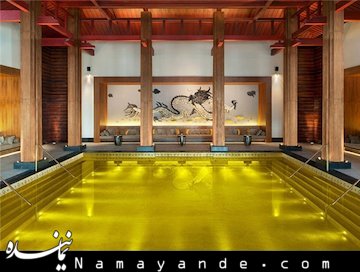 هتل تله کابینی!+تصاویر استخرهایی زیبای در برخی هتلها و اماکن عمومی با مهارت و دقتی بینظیر ساخته شده است.