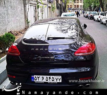پسر قلعه نویی پشت ماشین لوکس!/عکس خودروی لوکس