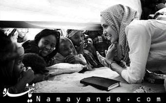 آنجلینا جولی برای نجات فیلها به «آفریقا» میآید کراپشده - جولی