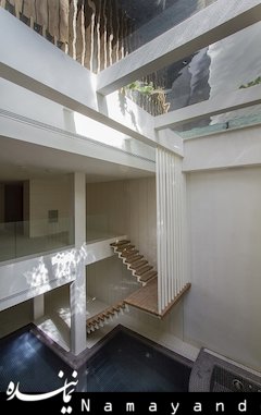 خانه ای در تهران که سوژه جهانی شد+ تصاویر  طراحی جالب یک خانه در منطقه دروس تهران که اتاق های آن سیار بوده و رو به آفتاب می چرخد در هفته های گذشته در رسانه های بین المللی بارتاب داشته است.این خانه ۷ طبقه دارای ۳ اتاق متحرک است. این بنا که با ن