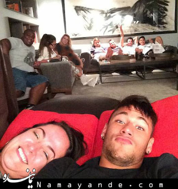 نیمار و دوچرخه کوچکش!+عکس  نیمار و مادرش