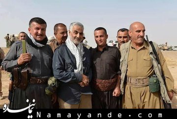سردار سلیمانی مایه افتخار کُردهاست/ایران دوست و همپیمان قدیمی کُردهاست  قاسم سلیمانی و پیشمرگه های کرد