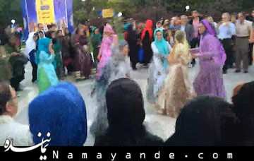 رقص زنان ایرانی در جشنواره میراث ناملموس اصفهان