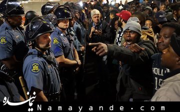 سنت لوئیس همچنان صحنه اعتراضات و خشم مردم علیه خشونت پلیس آمریکا سنت لوئیس