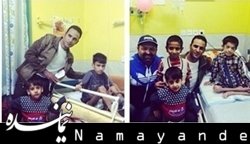 اقدام زیبا و انسان دوستانه بازیکن استقلال+ تصاویر  آرش برهانی