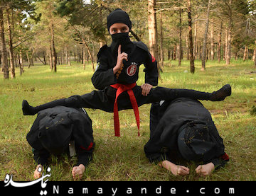 دختران «نینجـا» در رشت + تصویر دختران نینجـا