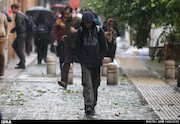  بارش باران پاییزی در تهران