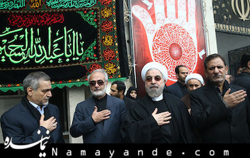 مراسم عزاداری سالار شهیدان با حضور رئیسجمهور و اعضای هیئت دولت برگزار شد عزاداری رئیس جمهور