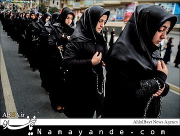 حرکت نمادین کاروان اسرای کربلا در استانبول/ تصاویر حرکت نمادین کاروان اسرای کربلا در استانبول