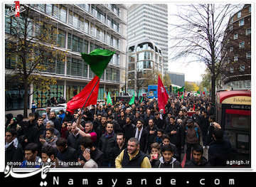 دسته عزاداری در لندن / تصاویر عزاداری در لندن