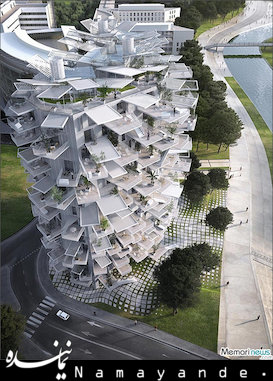 طراحی جالب و زیبای برج ۱۷ طبقه + تصاویر طراحی خانه