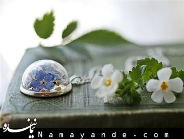 ساخت جواهرات با گل های طبیع