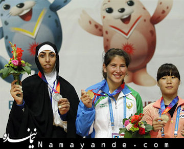 بانوی محجبه و مدالآوری که مورد تقدیر دفتر رهبری قرار گرفت، حق ورزش کردن ندارد! بانوی ورزشکار
