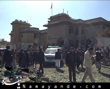 انفجار مقابل محل اقامت سفیر ایران در صنعاء + تصاویر انفجار مقابل محل اقامت سفیر ایران