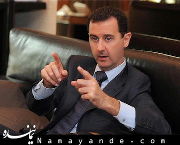 لاریجانی با بشار اسد دیدار کرد اسد