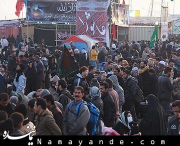تجمع زائران در مرز شلمچه/تصاویر تجمع زائران در مرز شلمچه