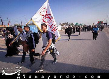 حضور فعالان فرهنگی سیاسی کشور در پیادهروی اربعین+عکس  زائران اربعین حسینی