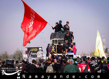 پیاده روی صدها هزار عزادار تهرانی به سمت شهرری/تداوم حرکت در مسیر ۱۹ کیلومتری/آستان عبدالعظیم(س) مملو از جمعیت است زائران اربعین حسینی